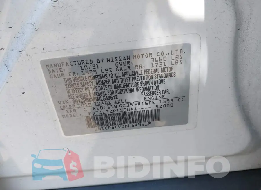 3N1CP5CV0ML549612 Photo# 9
