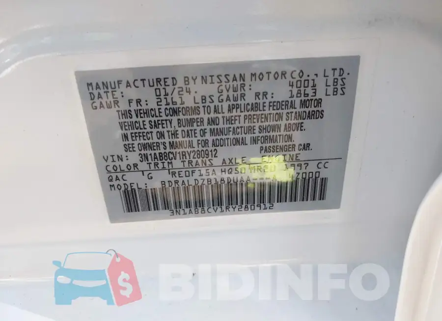 3N1AB8CV1RY280912 Photo# 9