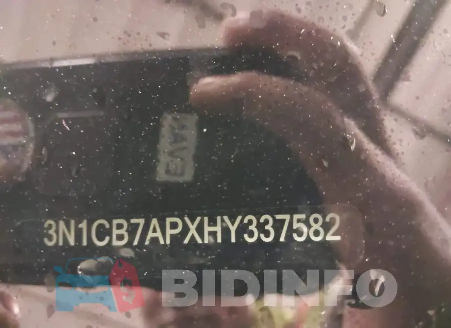 3N1CB7APXHY337582 Photo# 9