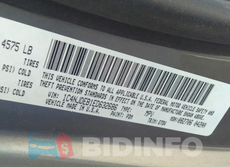 1C4NJDEB1ED632686 Photo# 9