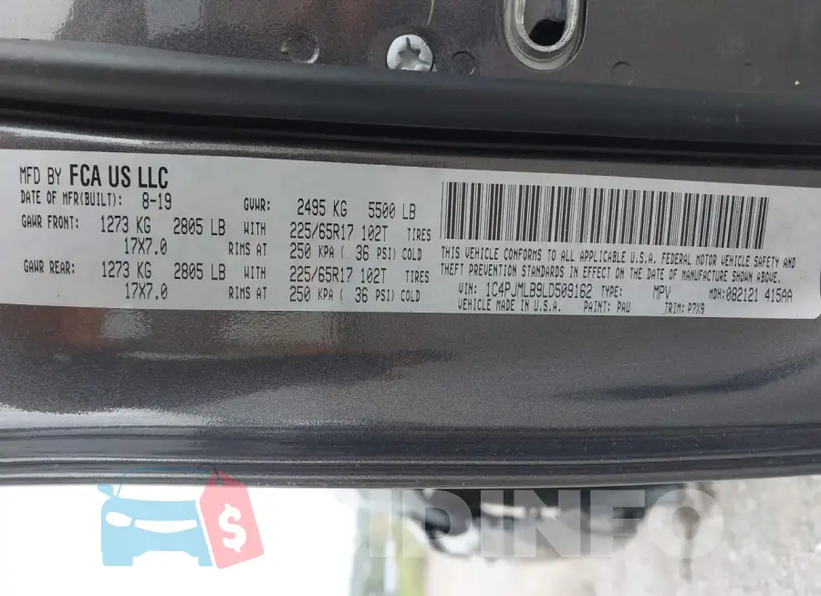 1C4PJMLB9LD509162 Photo# 9