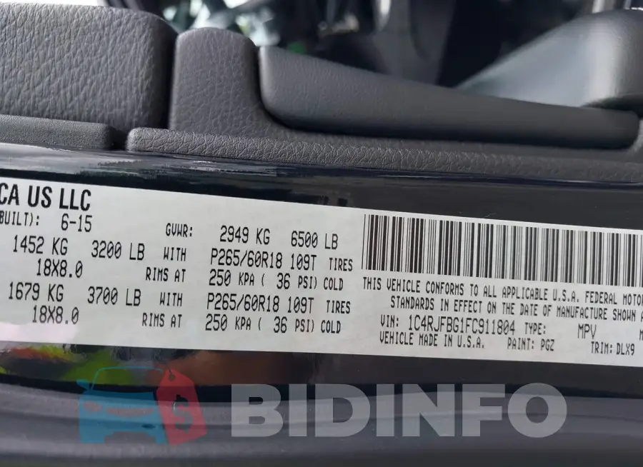 1C4RJFBG1FC911804 Photo# 9