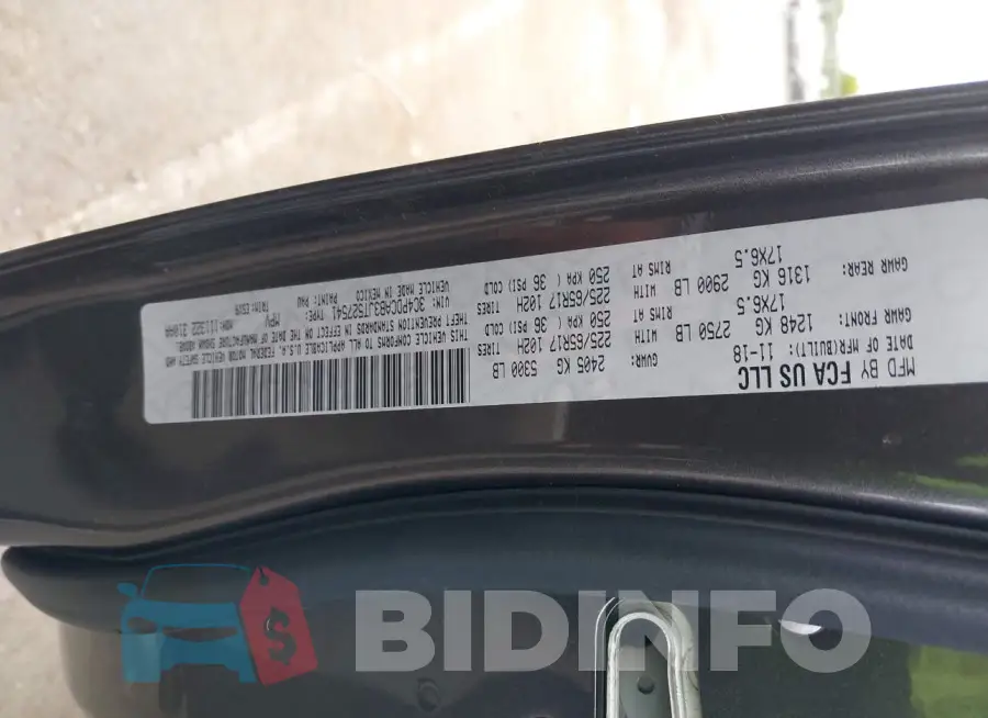 3C4PDCAB3JT527541 Photo# 9