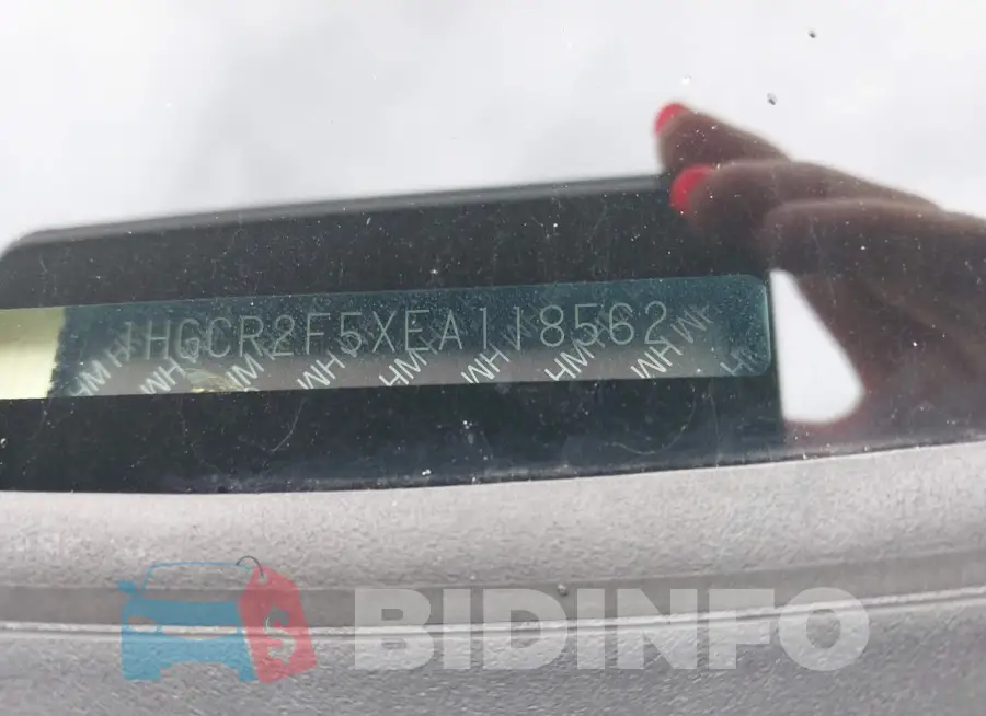 1HGCR2F5XEA118562 Photo# 9