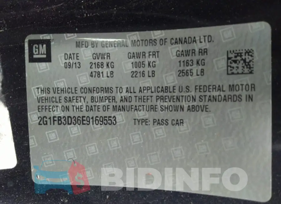 2G1FB3D36E9169553 Photo# 9