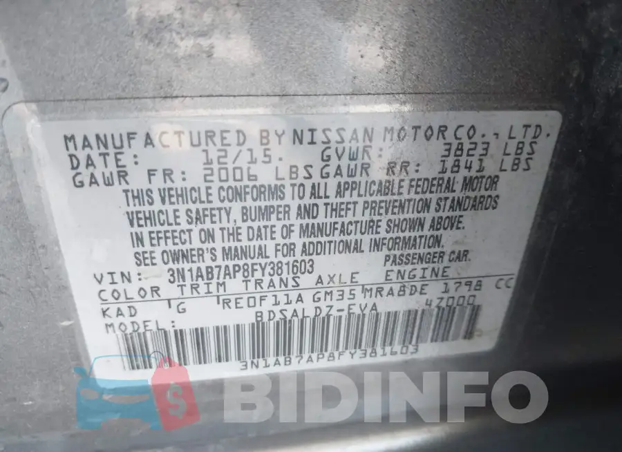 3N1AB7AP8FY381603 Photo# 9