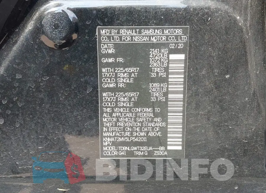 KNMAT2MV5LP542011 Photo# 9