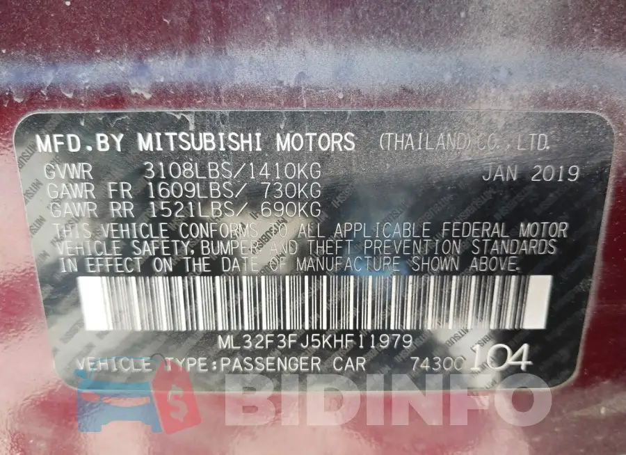 ML32F3FJ5KHF11979 Photo# 9