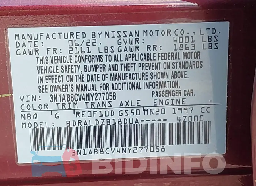 3N1AB8CV4NY277058 Photo# 9
