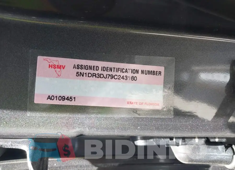5N1DR3DJ7PC243160 Photo# 9