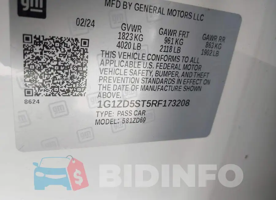 1G1ZD5ST5RF173208 Photo# 9