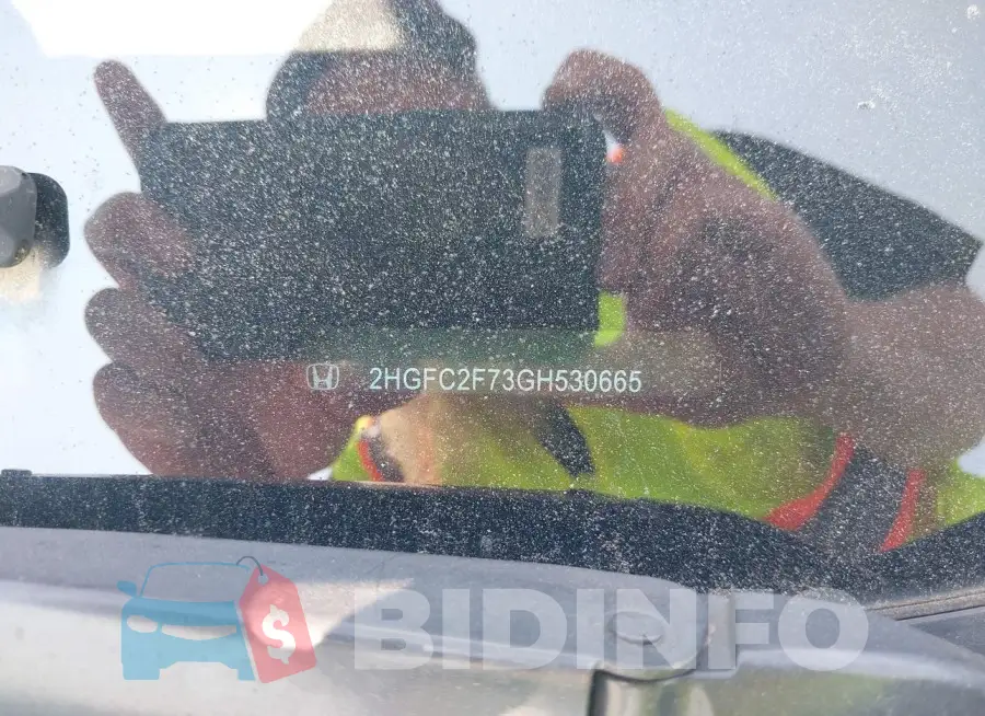 2HGFC2F73GH530665 Photo# 9
