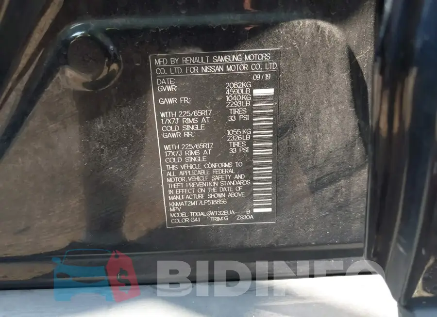 KNMAT2MT7LP518856 Photo# 9