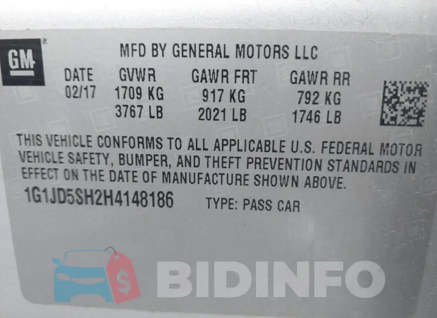 1G1JD5SH2H4148186 Photo# 9