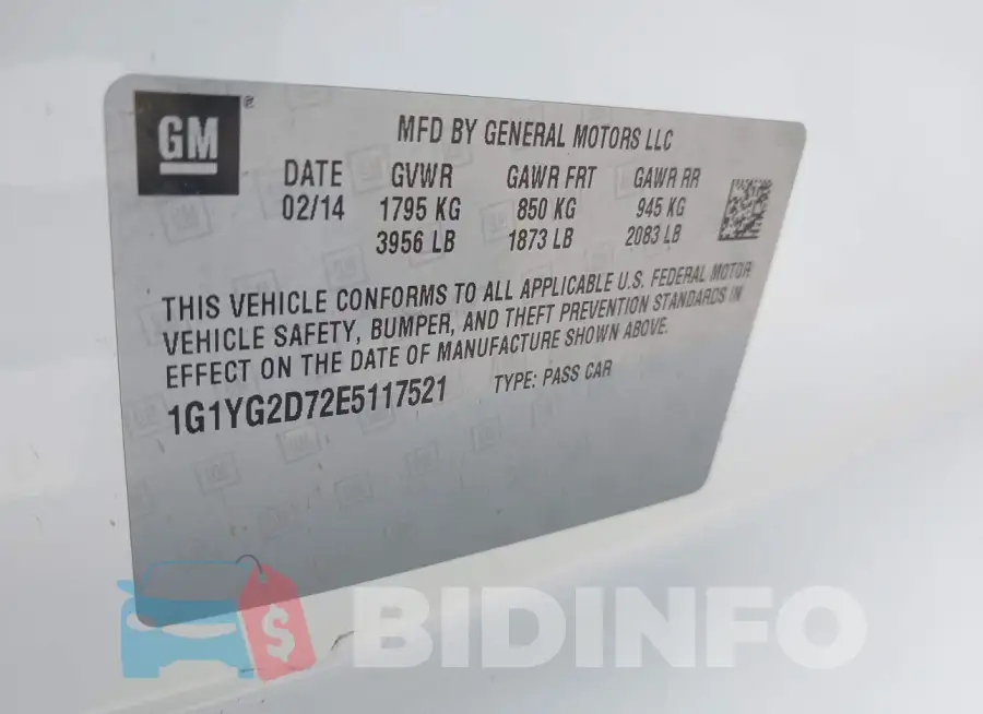 1G1YG2D72E5117521 Photo# 9