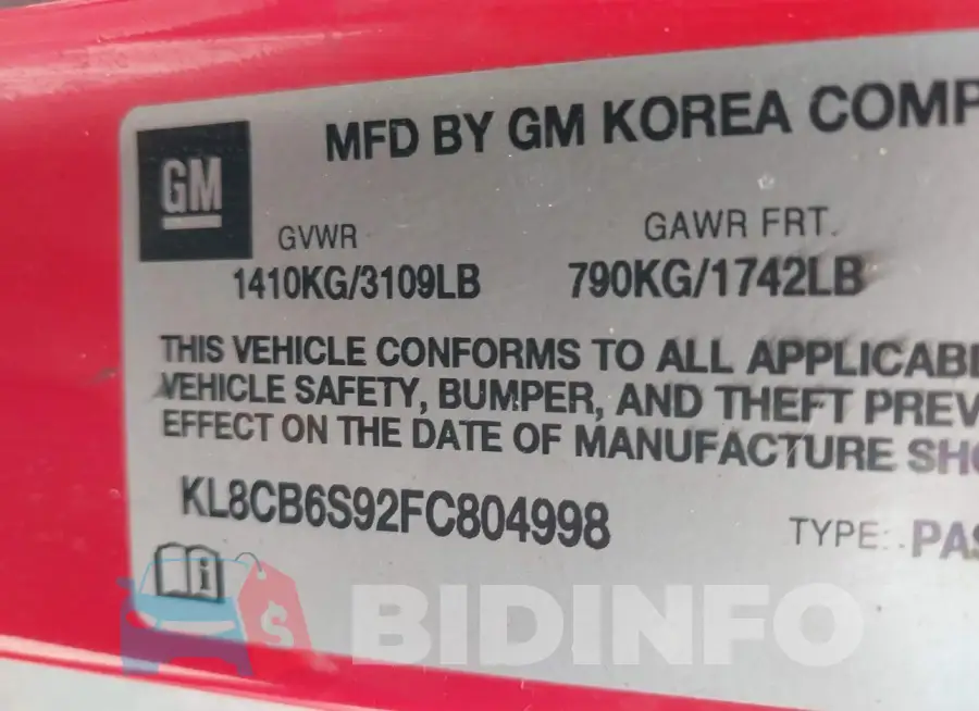 KL8CB6S92FC804998 Photo# 9