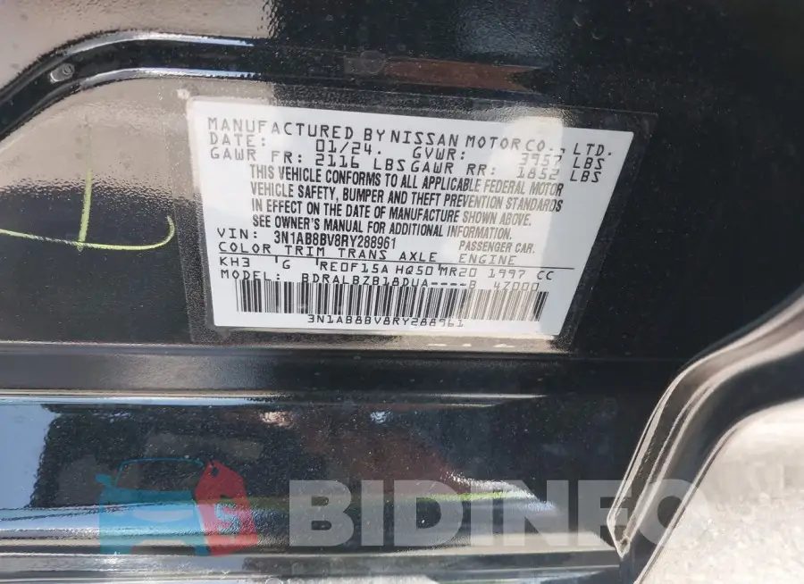 3N1AB8BV8RY288961 Photo# 9