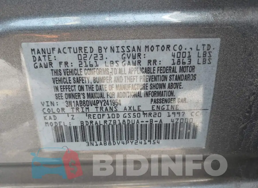 3N1AB8DV4PY241954 Photo# 9
