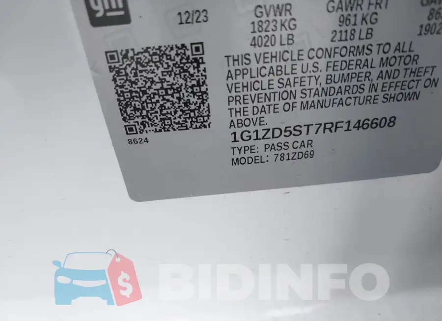 1G1ZD5ST7RF146608 Photo# 9