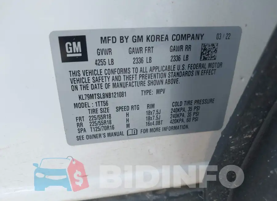 KL79MTSL8NB121081 Photo# 9