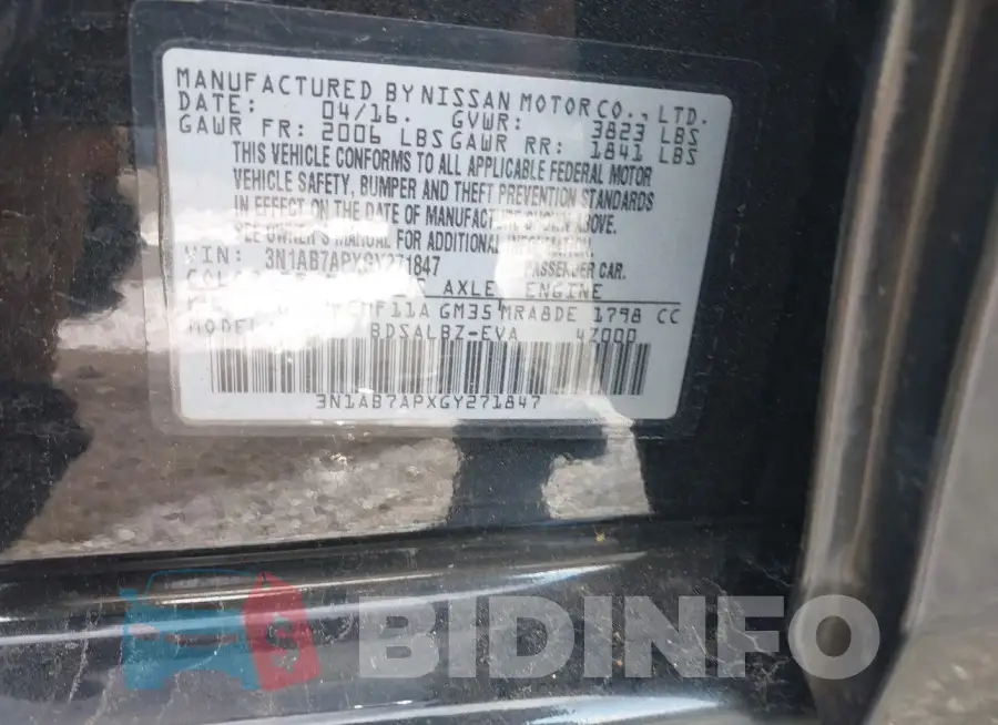 3N1AB7APXGY271847 Photo# 9