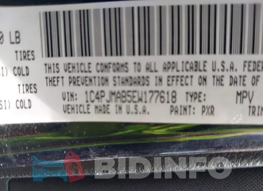 1C4PJMAB5EW177618 Photo# 9