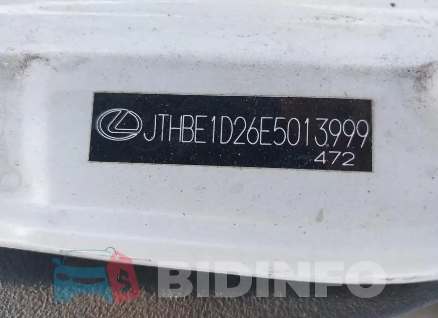 JTHBE1D26E5013999 Photo# 9