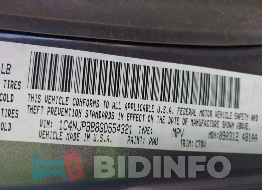 1C4NJPBB8GD554321 Photo# 9