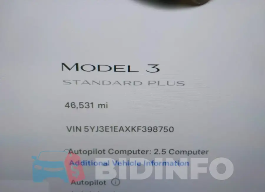 5YJ3E1EAXKF398750 Photo# 7