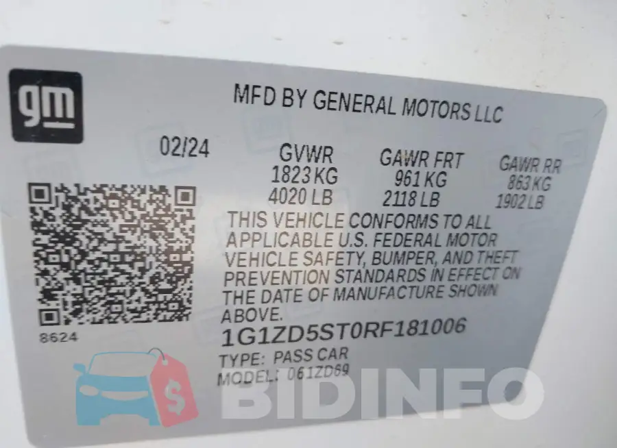 1G1ZD5ST0RF181006 Photo# 9