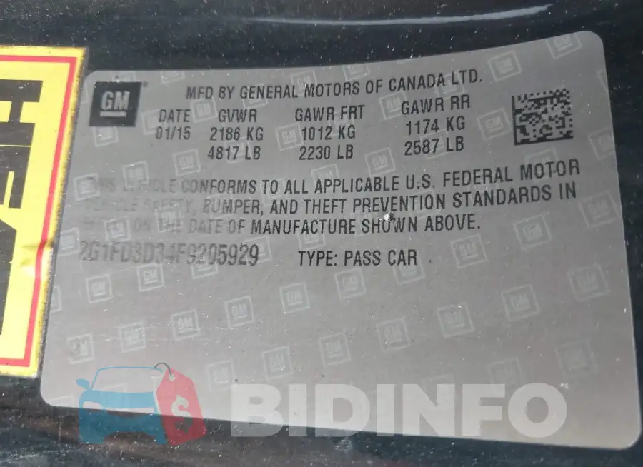 2G1FD3D34F9205929 Photo# 9