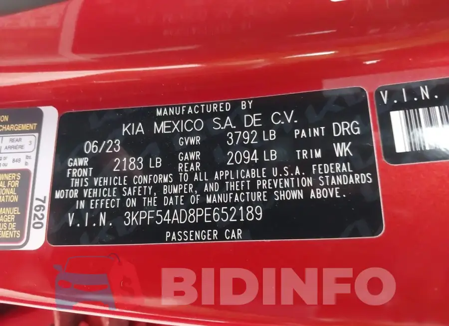 3KPF54AD8PE652189 Photo# 9