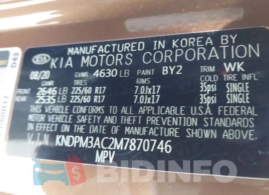 KNDPM3AC2M7870746 Photo# 9
