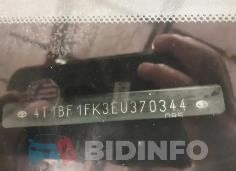 4T1BF1FK3EU370344 Photo# 9
