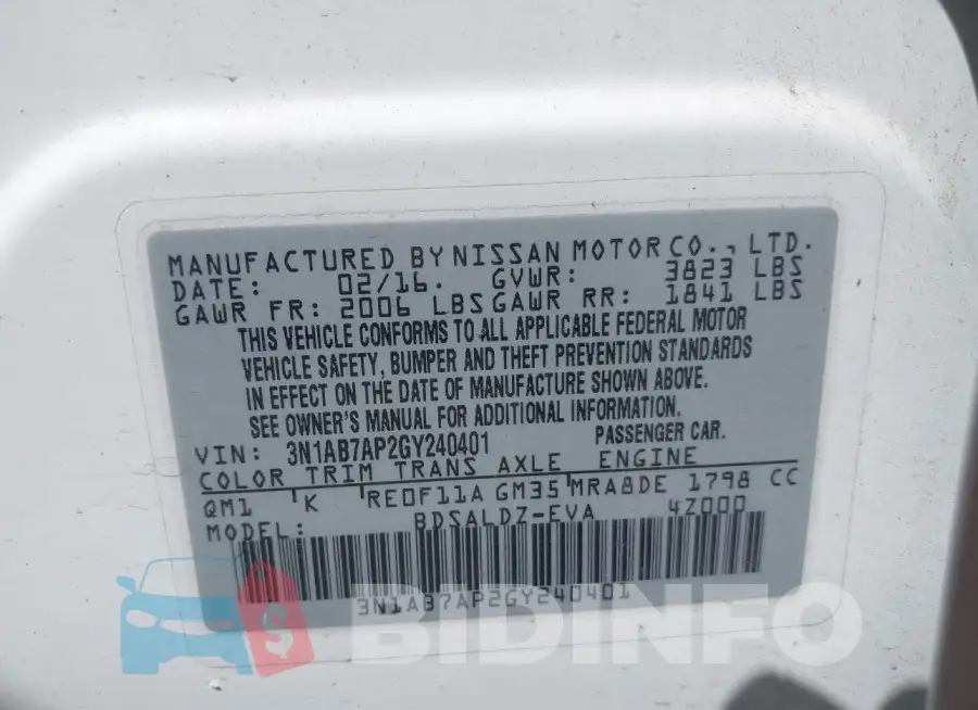 3N1AB7AP2GY240401 Photo# 9