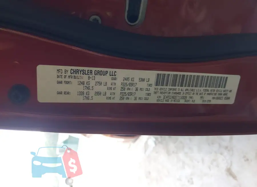 3C4PDCAB2ET116928 Photo# 9