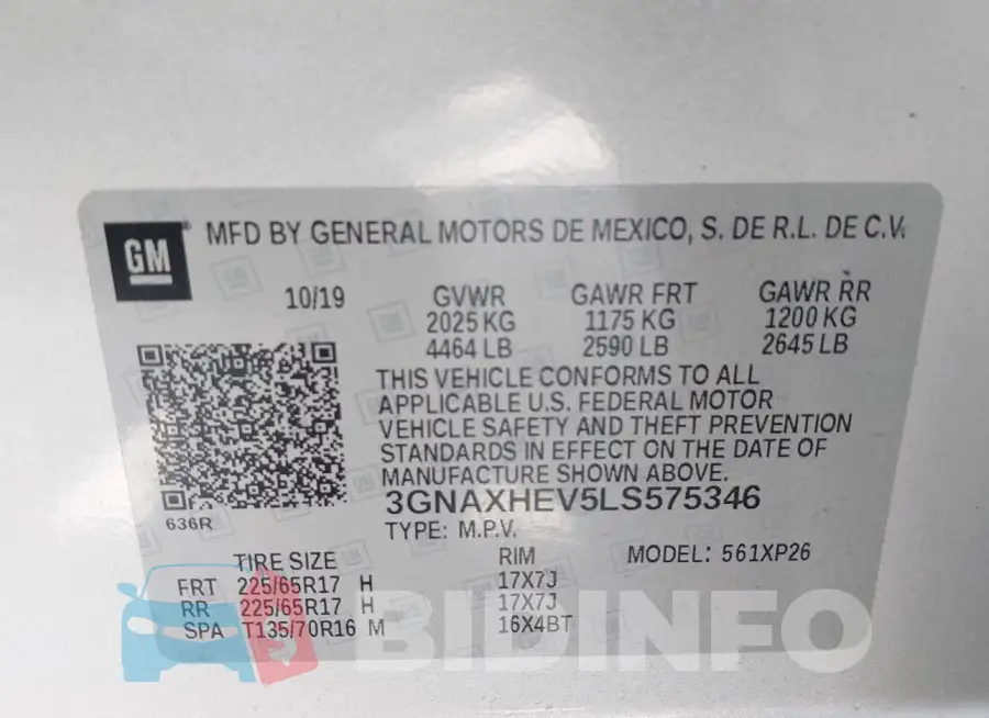 3GNAXHEV5LS575346 Photo# 9