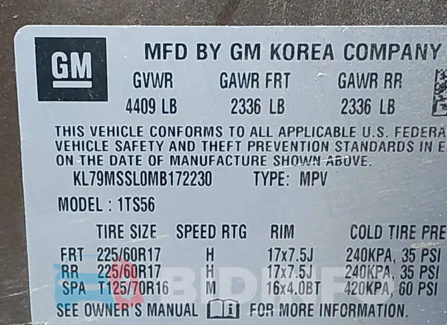 KL79MSSL0MB172230 Photo# 9
