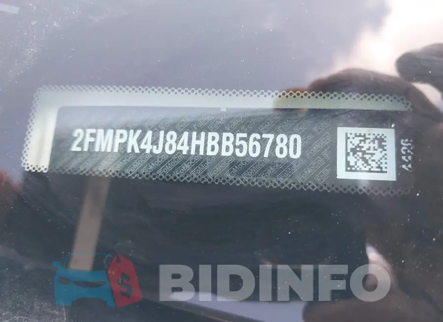 2FMPK4J84HBB56780 Photo# 9