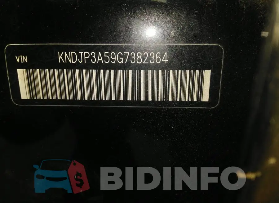 KNDJP3A59G7382364 Photo# 9