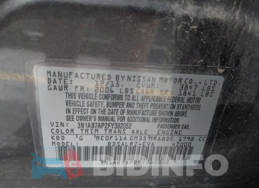 3N1AB7AP2FY382052 Photo# 9