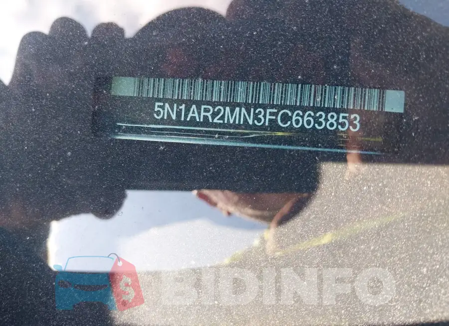 5N1AR2MN3FC663853 Photo# 9