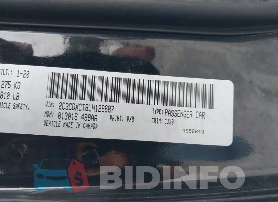 2C3CDXCT8LH129687 Photo# 9