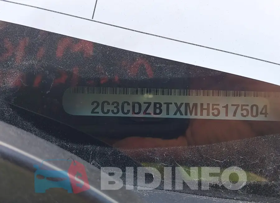 2C3CDZBTXMH517504 Photo# 9