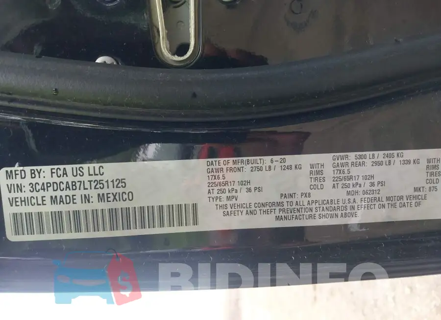 3C4PDCAB7LT251125 Photo# 9
