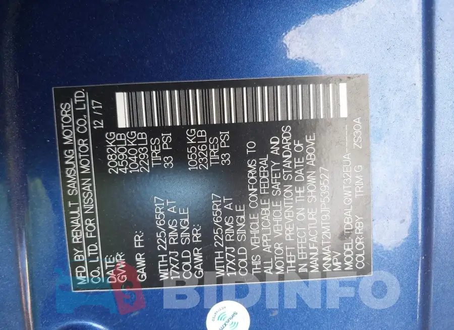 KNMAT2MT9JP539527 Photo# 9