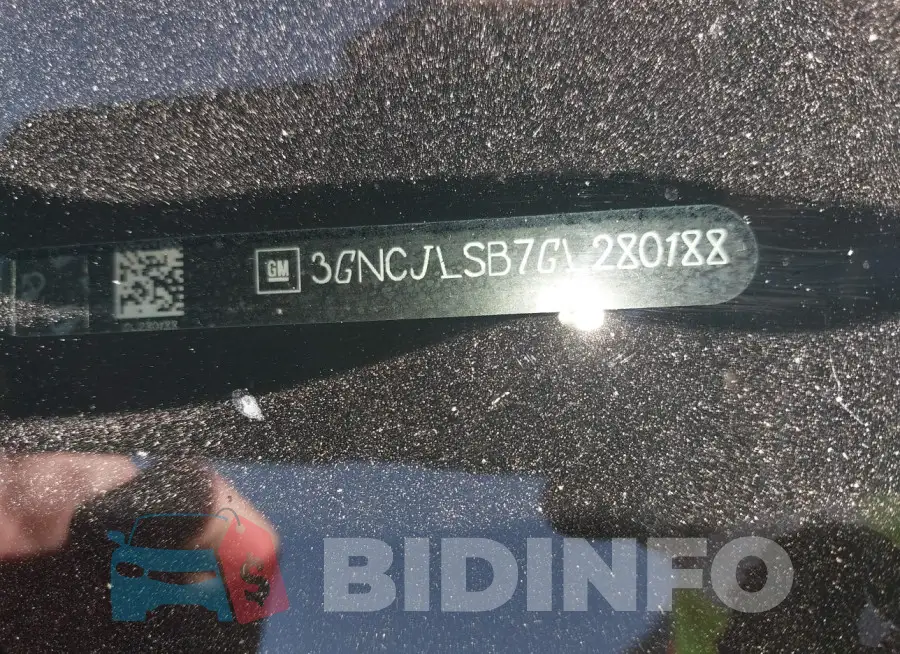 3GNCJLSB7GL280188 Photo# 9