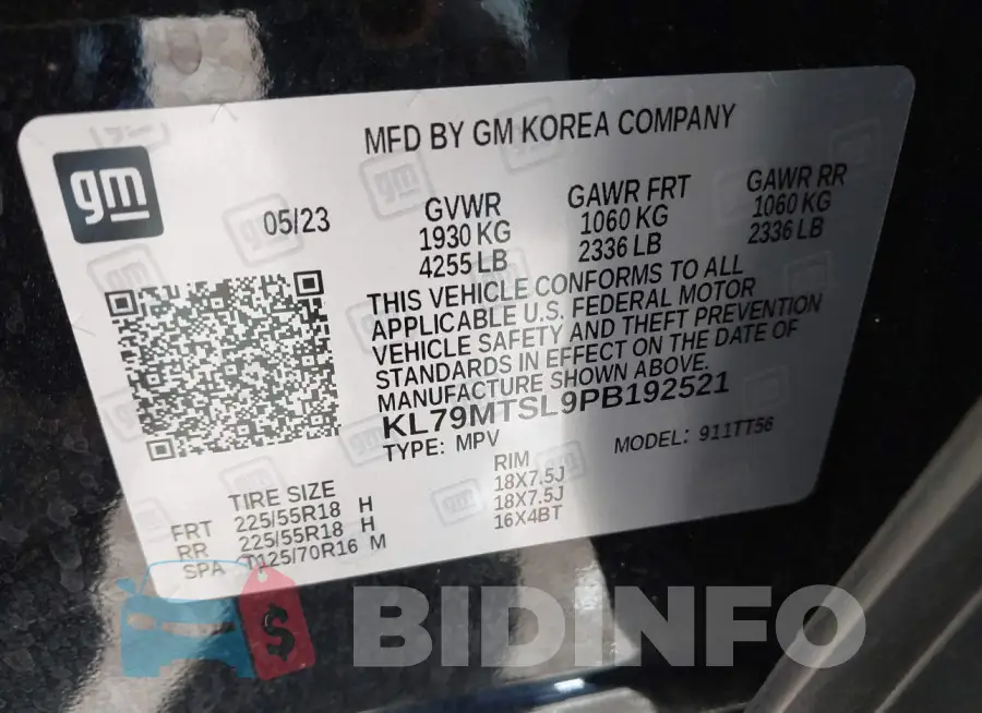 KL79MTSL9PB192521 Photo# 9