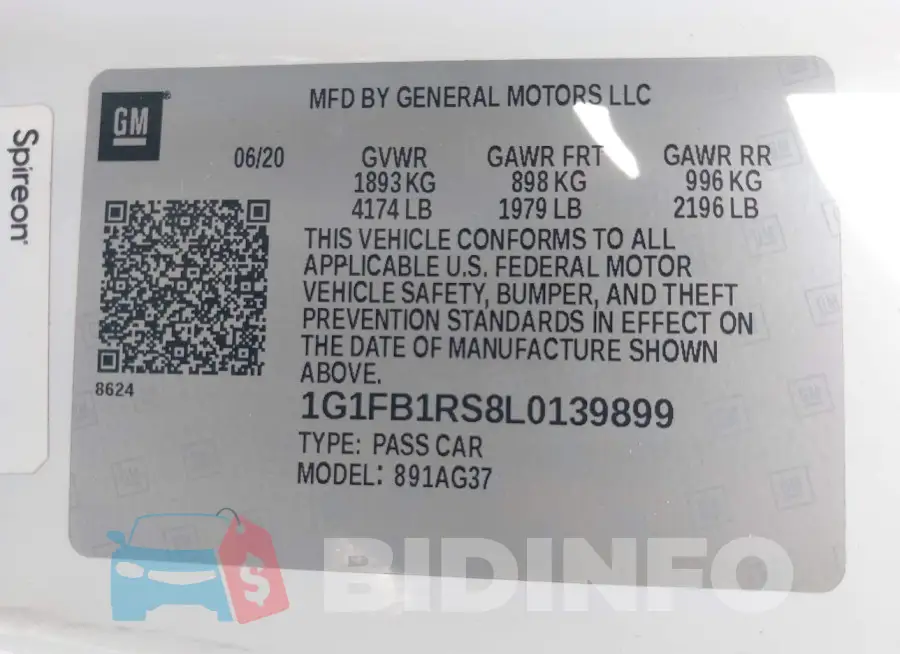 1G1FB1RS8L0139899 Photo# 9