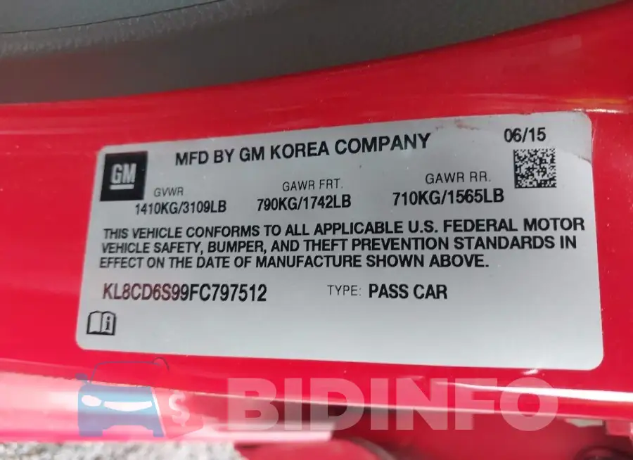 KL8CD6S99FC797512 Photo# 9